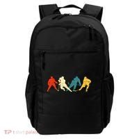 Retro Style Hockey Players Backpack thumb 0