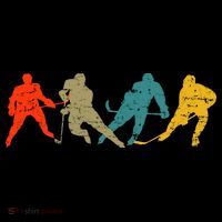Retro Style Hockey Players Coffee Mug thumb 5