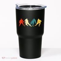 Retro Style Hockey Players Tumbler thumb 0