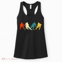 Retro Style Hockey Players Women's Tank Top thumb 0