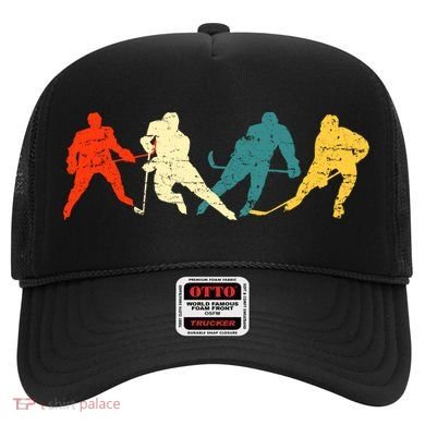 Retro Style Hockey Players Hat