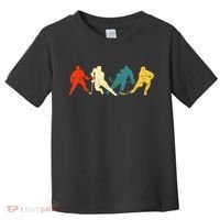 Retro Style Hockey Players Toddler T-Shirt thumb 0