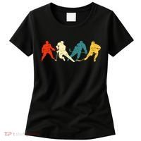 Retro Style Hockey Players Women's T-Shirt thumb 0