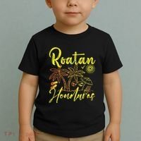 Roatan Souvenirs Honduras Beach Honduras Vacation Roatan Toddler T-Shirt thumb 2