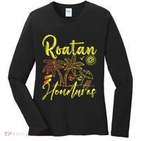 Roatan Souvenirs Honduras Beach Honduras Vacation Roatan Women's Long Sleeve Shirt thumb 0