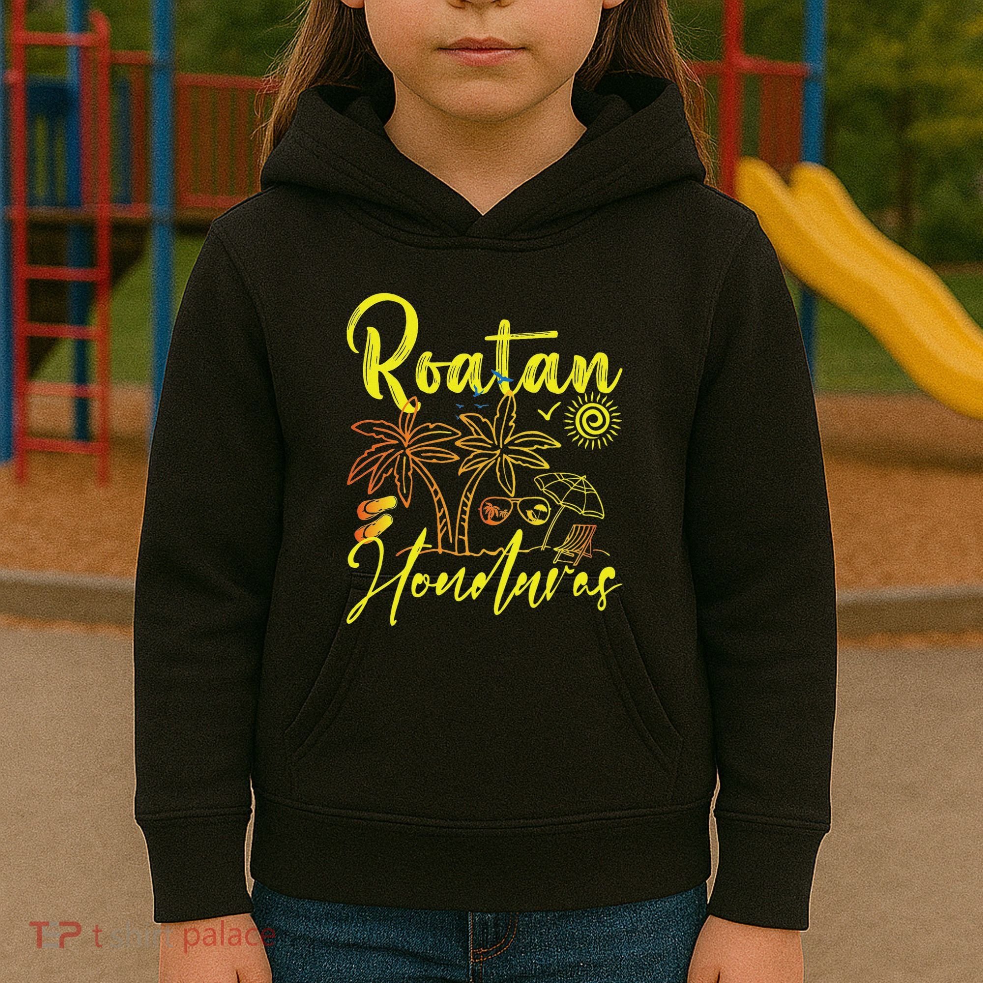 Roatan Souvenirs Honduras Beach Honduras Vacation Roatan Kids Hoodie