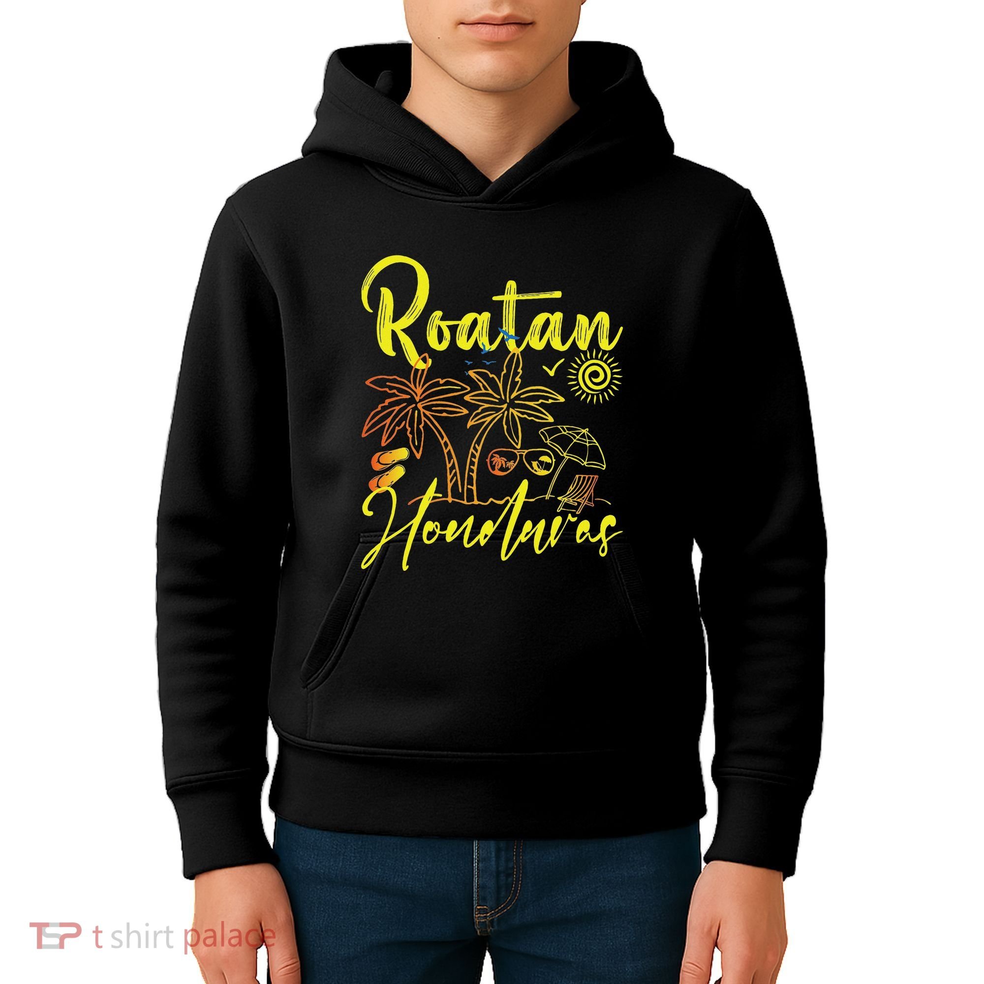 Roatan Souvenirs Honduras Beach Honduras Vacation Roatan Kids Hoodie