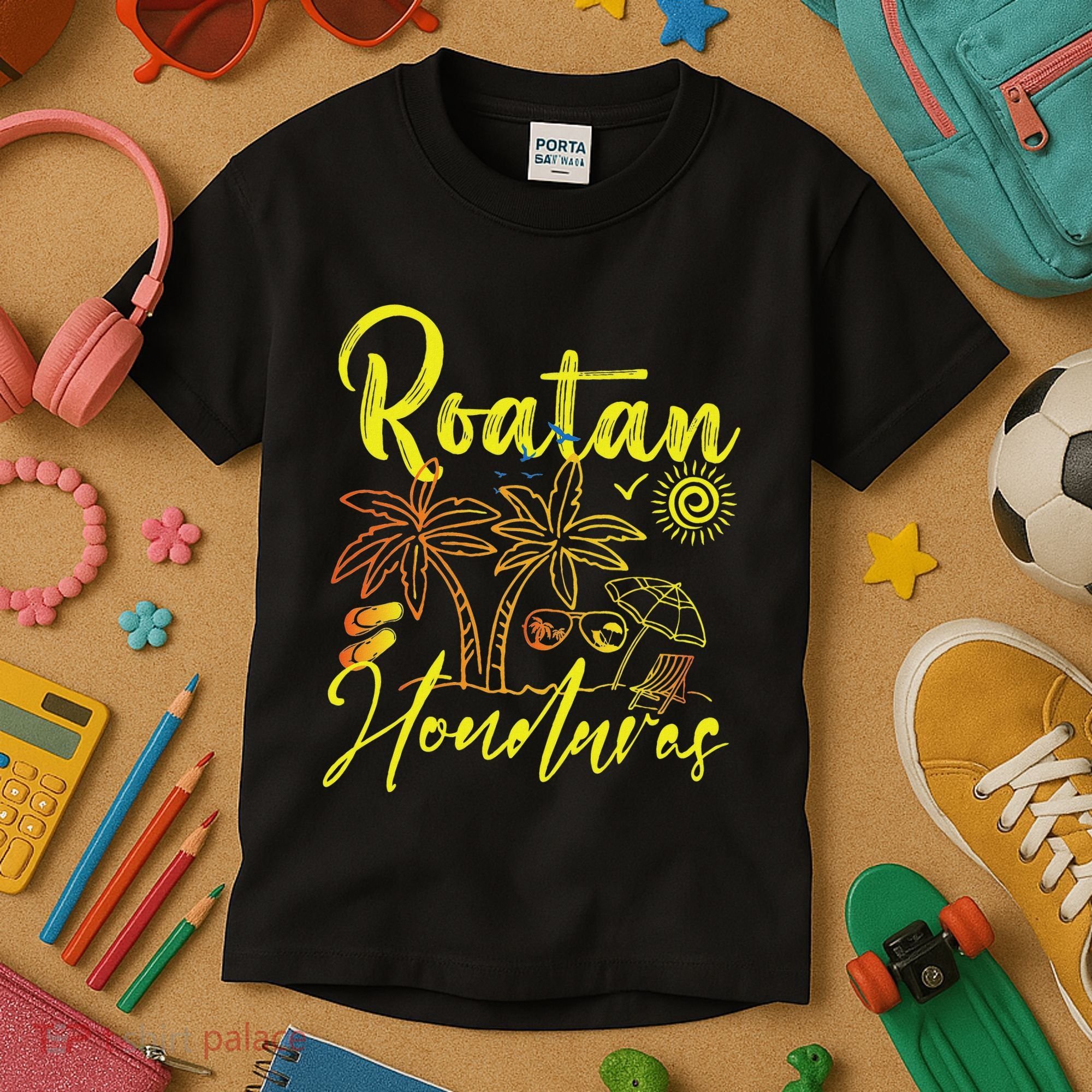 Roatan Souvenirs Honduras Beach Honduras Vacation Roatan Kids T-Shirt