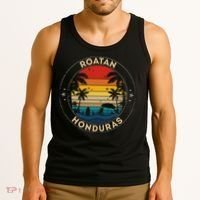 Roatan Souvenir Honduras Reminder Tank Top thumb 3