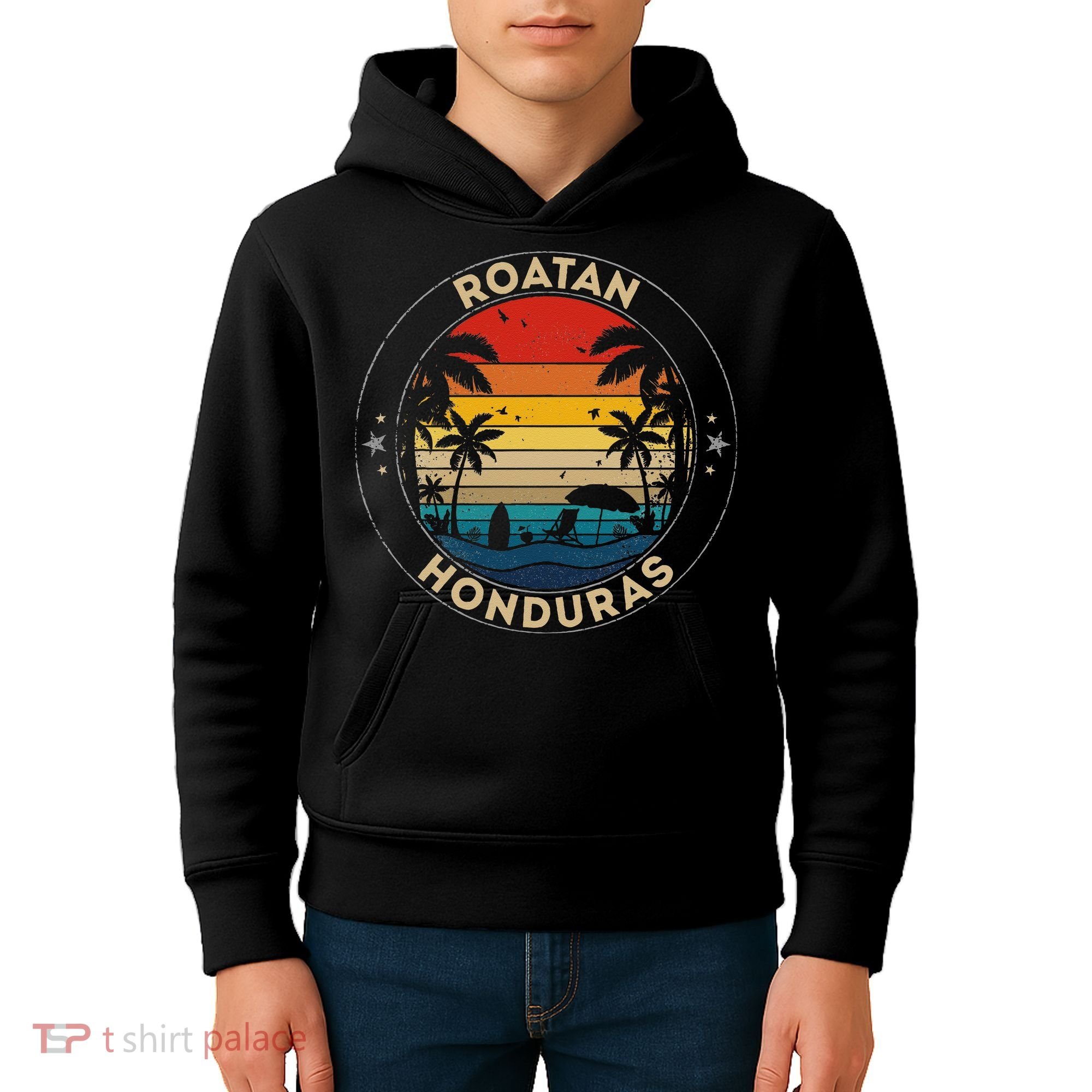 Roatan Souvenir Honduras Reminder Kids Hoodie