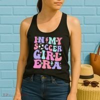 Retro Soccer In My Soccer Girl Era Gift Women's Tank Top thumb 2