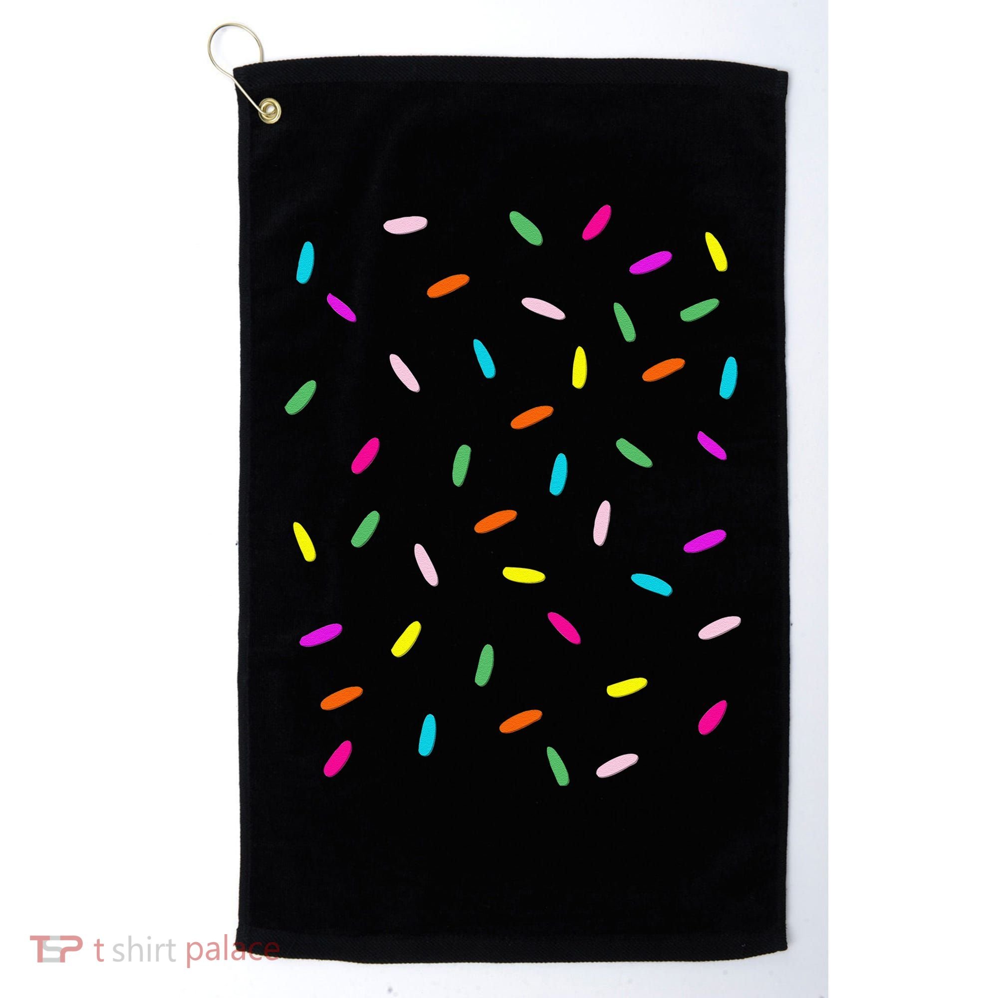 Rainbow Sprinkles Ice Cream Costume Halloween Golf Towel