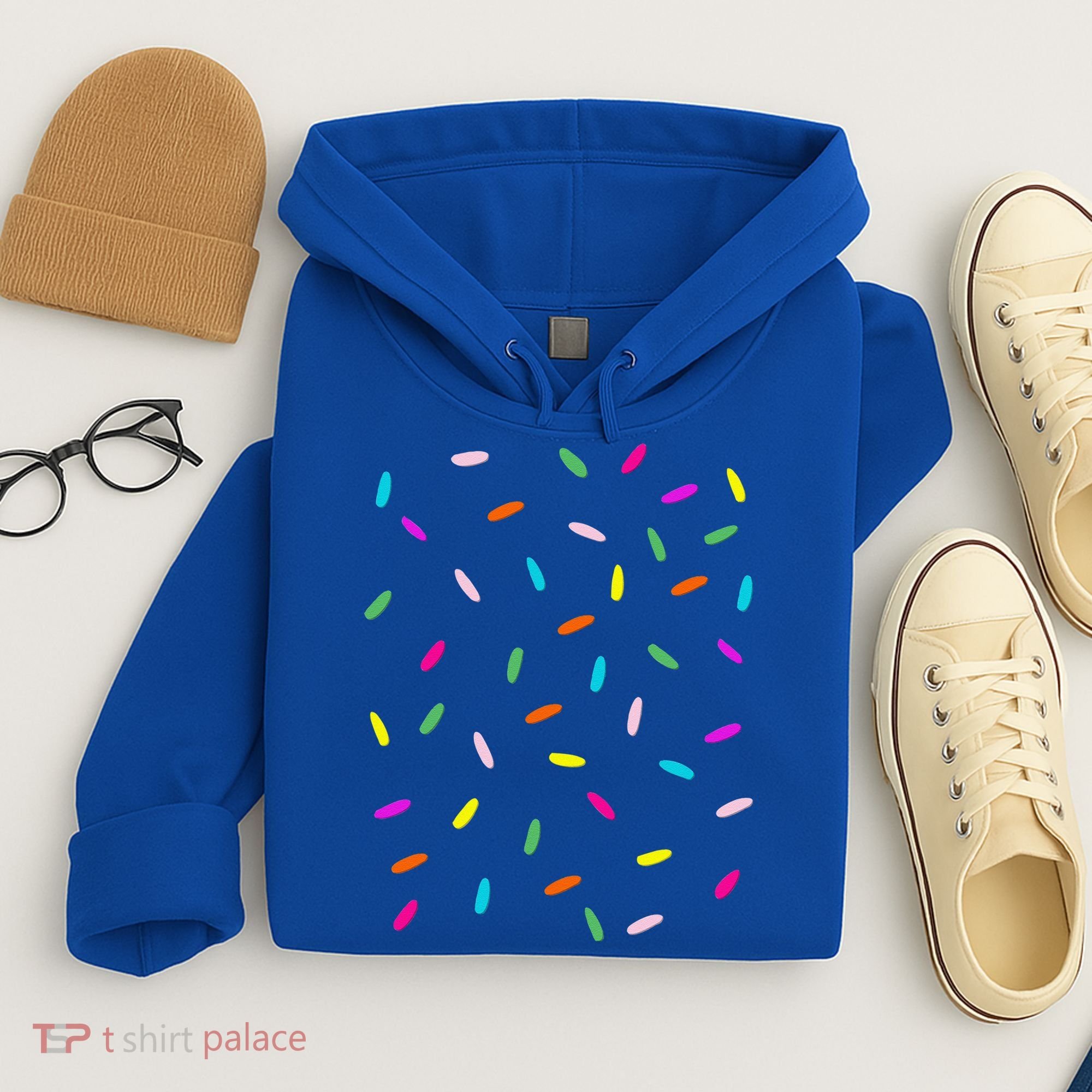 Rainbow Sprinkles Ice Cream Costume Halloween Hoodie