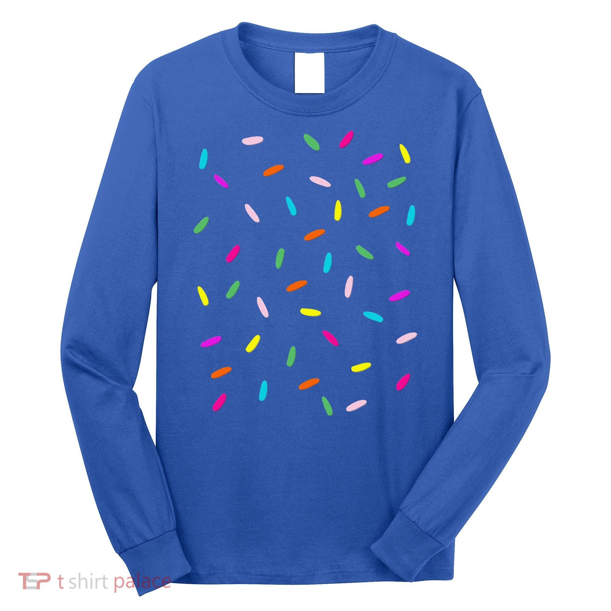 Rainbow Sprinkles Ice Cream Costume Halloween Long Sleeve Shirt