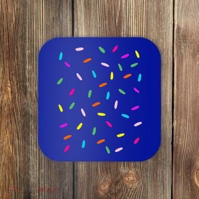 Rainbow Sprinkles Ice Cream Costume Halloween Coaster