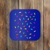 Rainbow Sprinkles Ice Cream Costume Halloween Coaster thumb 0