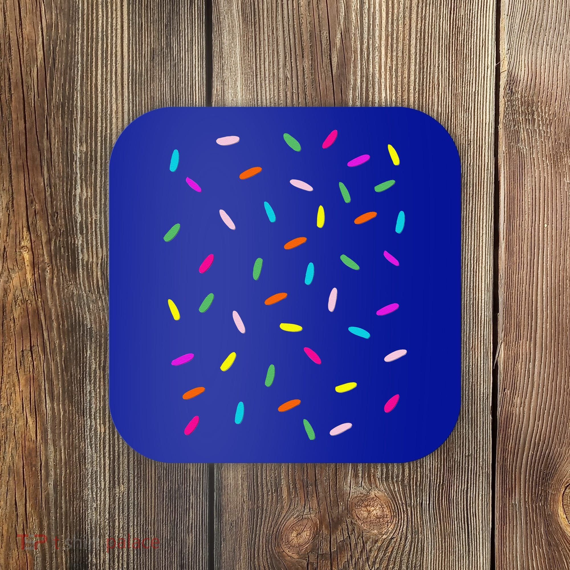 Rainbow Sprinkles Ice Cream Costume Halloween Coaster
