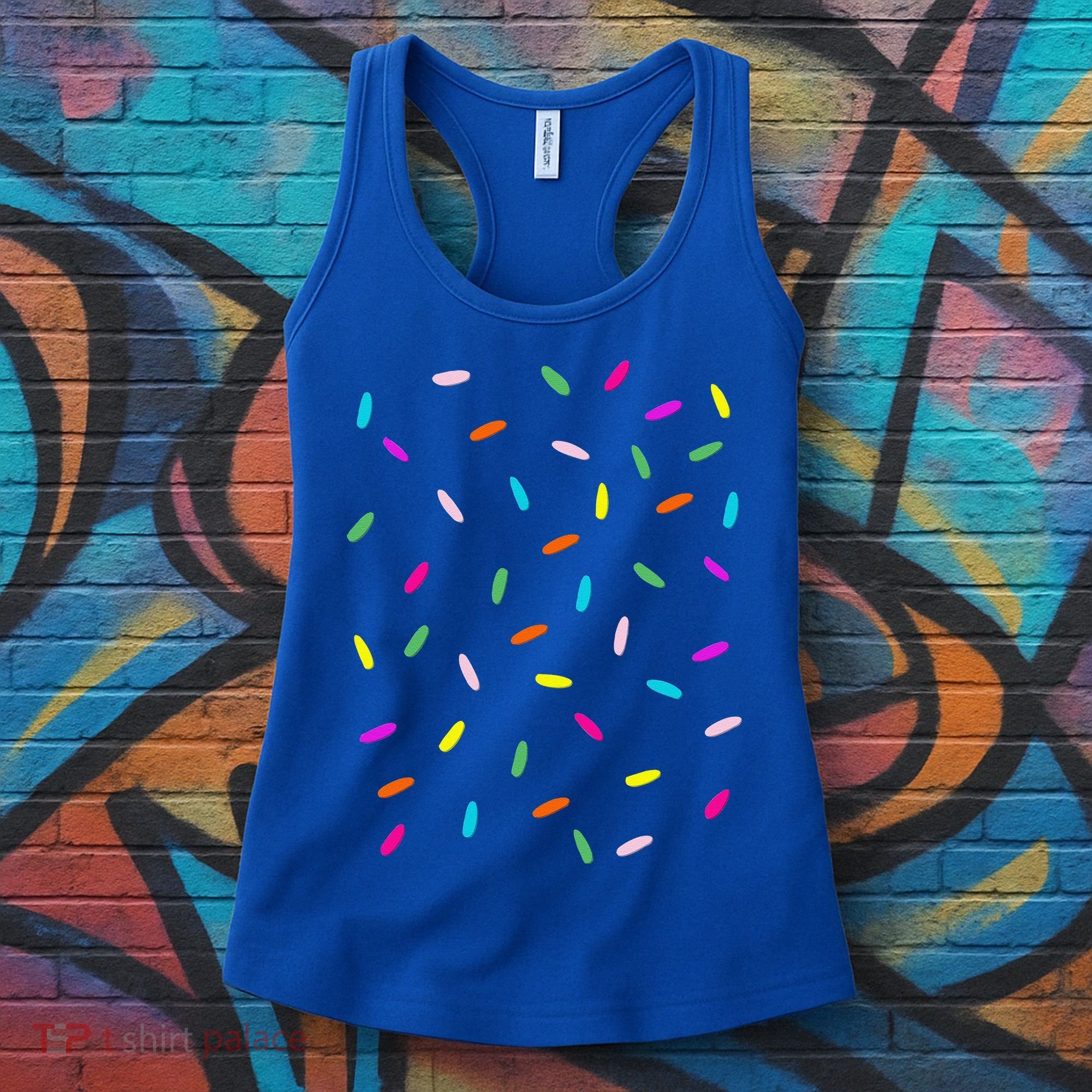 Rainbow Sprinkles Ice Cream Costume Halloween Women's Tank Top