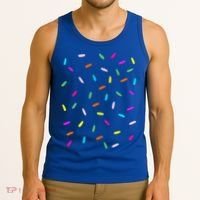 Rainbow Sprinkles Ice Cream Costume Halloween Tank Top thumb 3