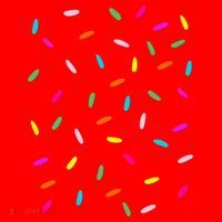 Rainbow Sprinkles Ice Cream Costume Halloween Santa Hat thumb 1
