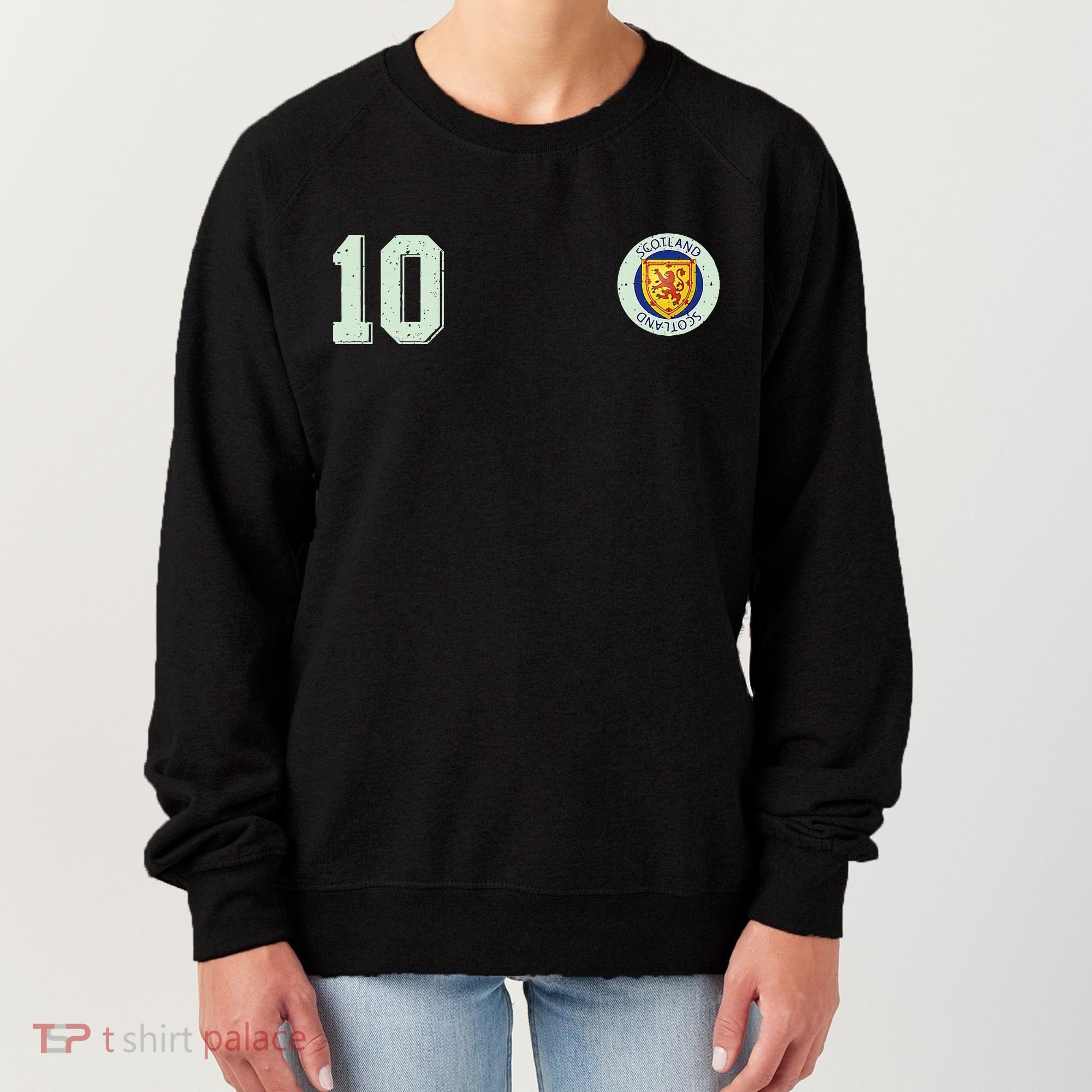 Retro Soccer Inspired Scotland Women's Sweatshirt