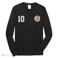 Retro Soccer Inspired Scotland Long Sleeve Shirt thumb 0
