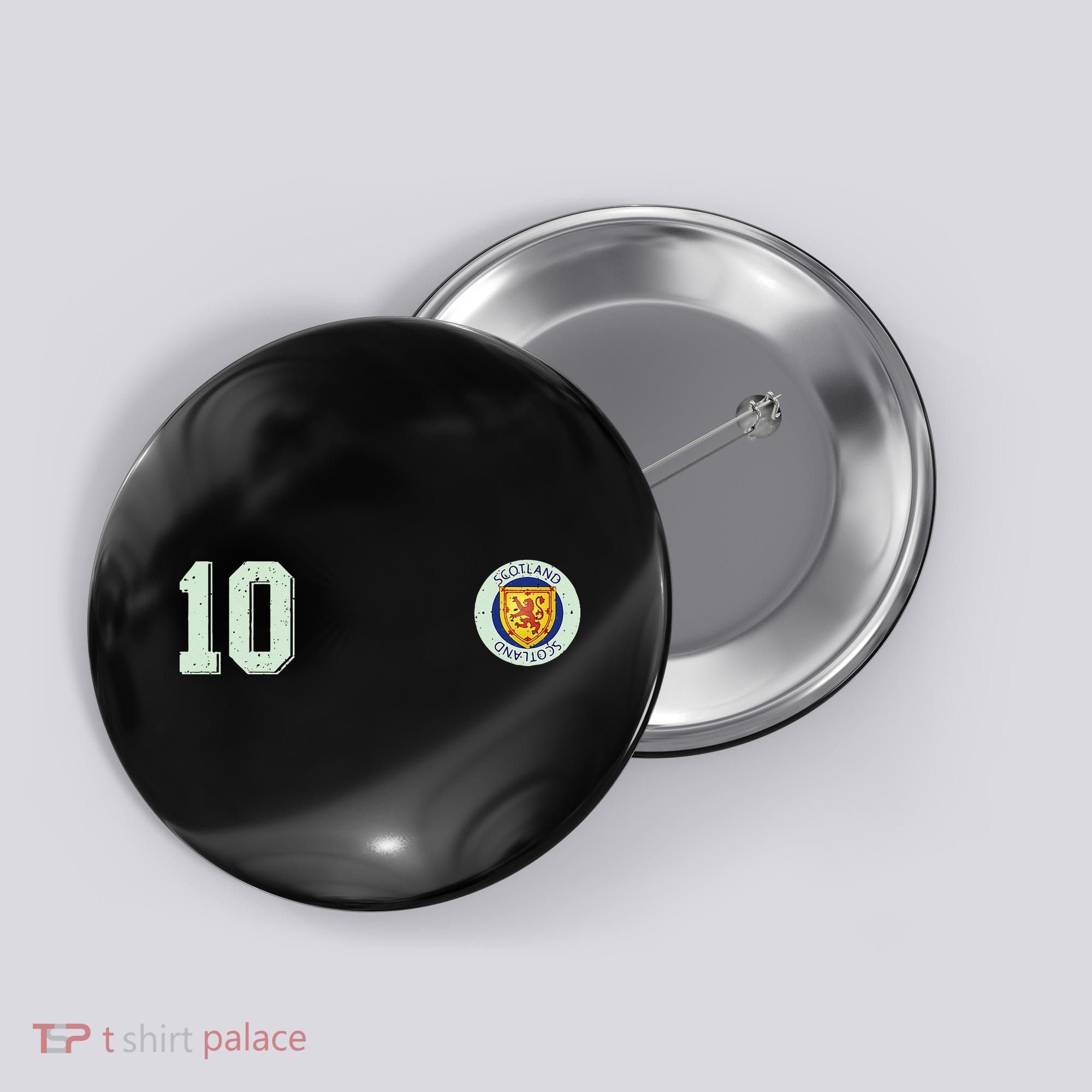 Retro Soccer Inspired Scotland Button