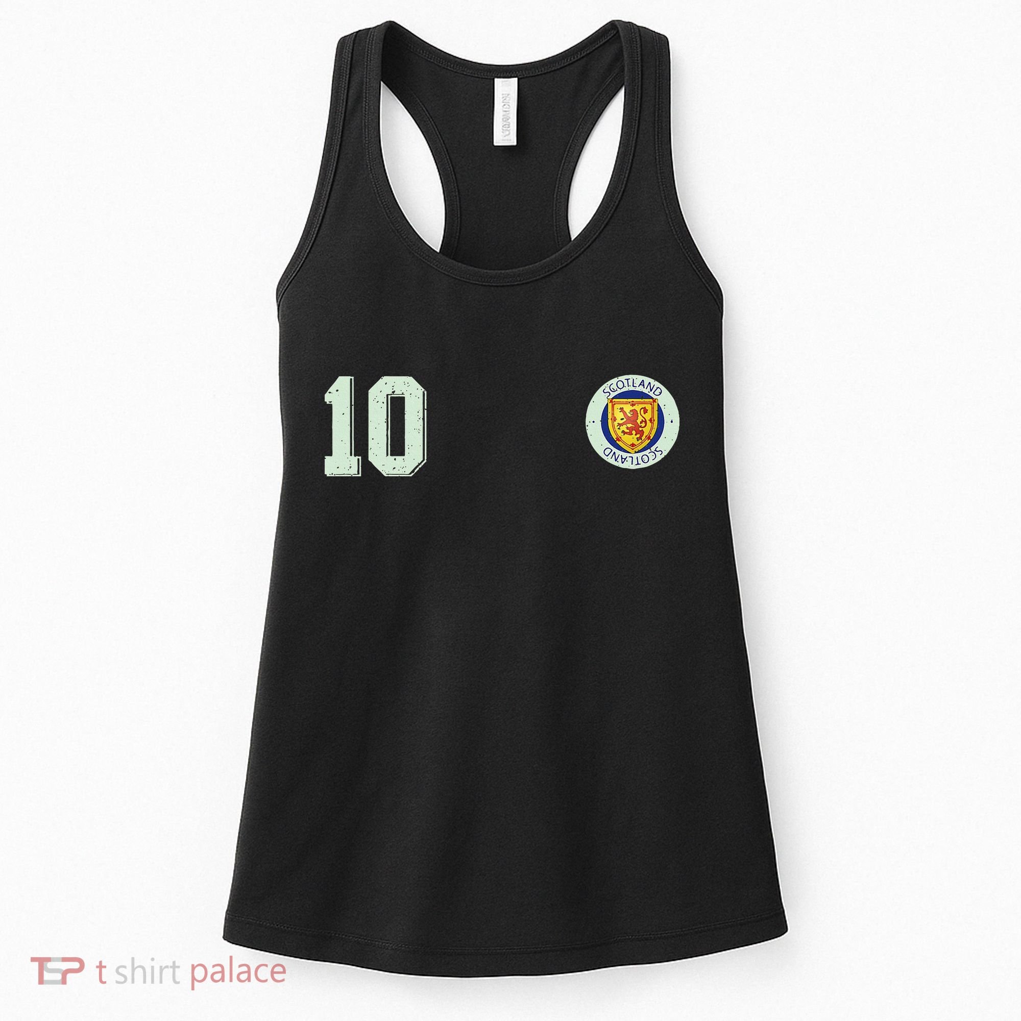 Retro Soccer Inspired Scotland Women's Tank Top
