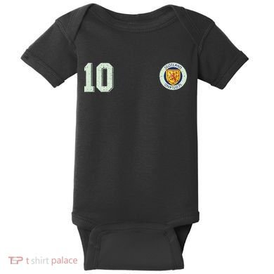 Retro Soccer Inspired Scotland Baby Bodysuit