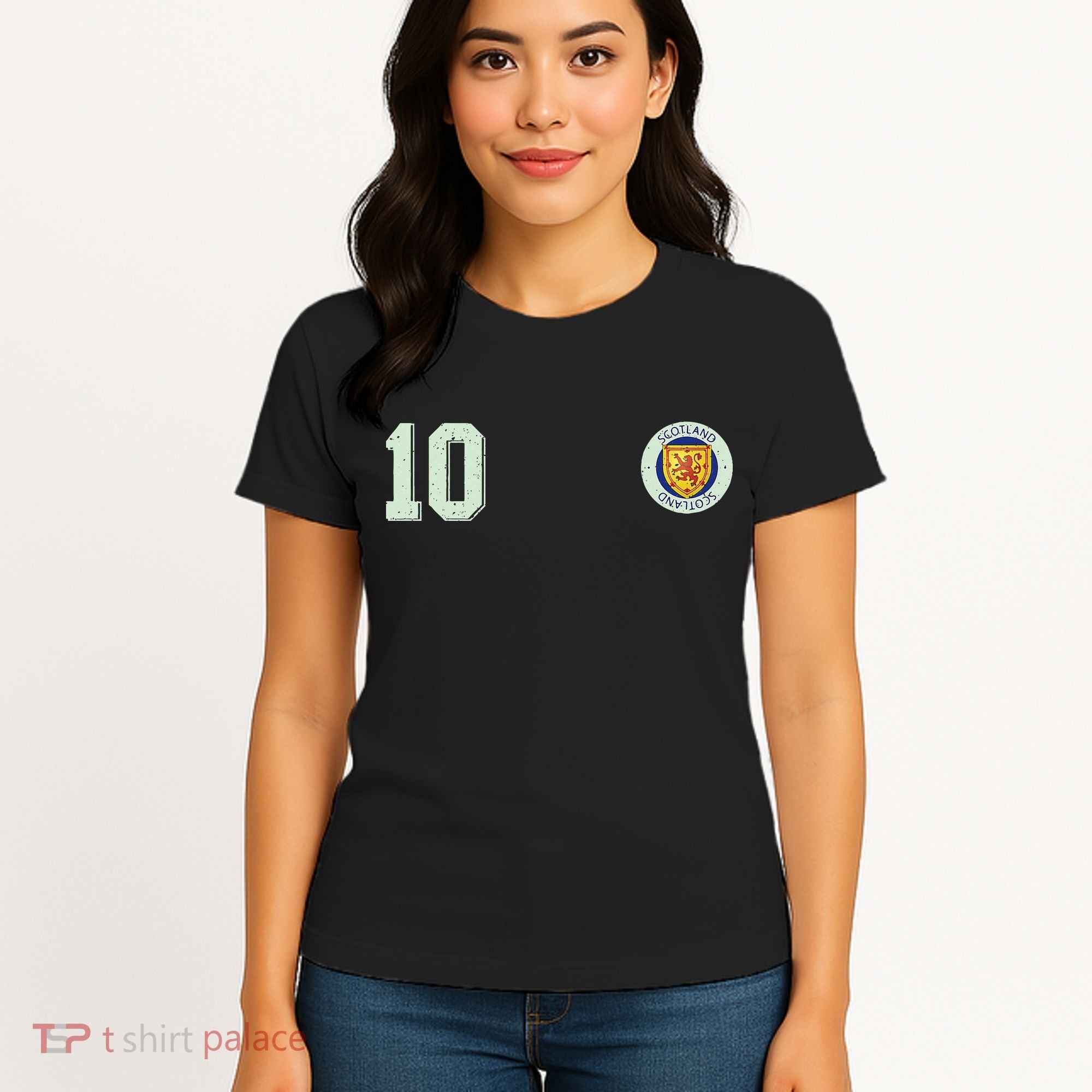 Retro Soccer Inspired Scotland Women's T-Shirt