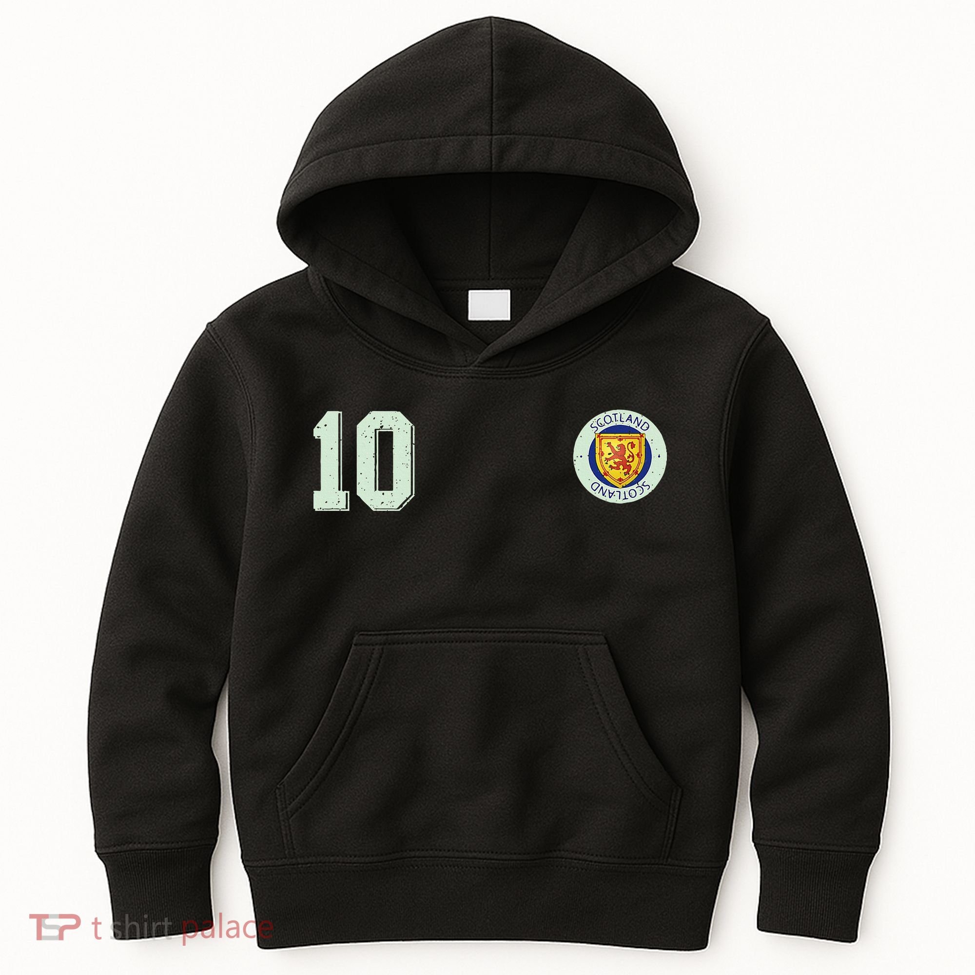 Retro Soccer Inspired Scotland Kids Hoodie