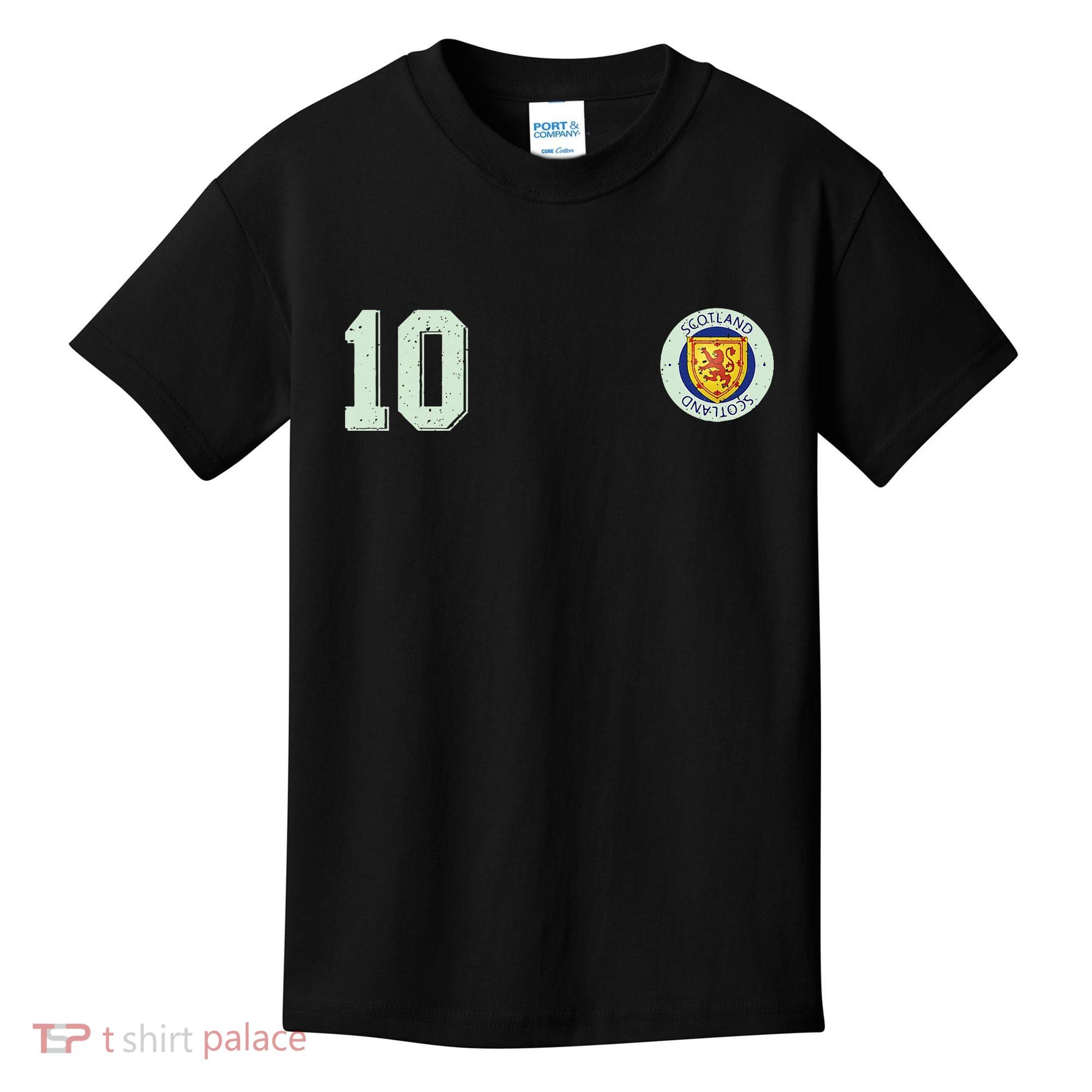 Retro Soccer Inspired Scotland Kids T-Shirt