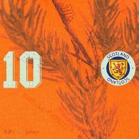 Retro Soccer Inspired Scotland Kati Licensed 12" Camo Cuffed Beanie thumb 2