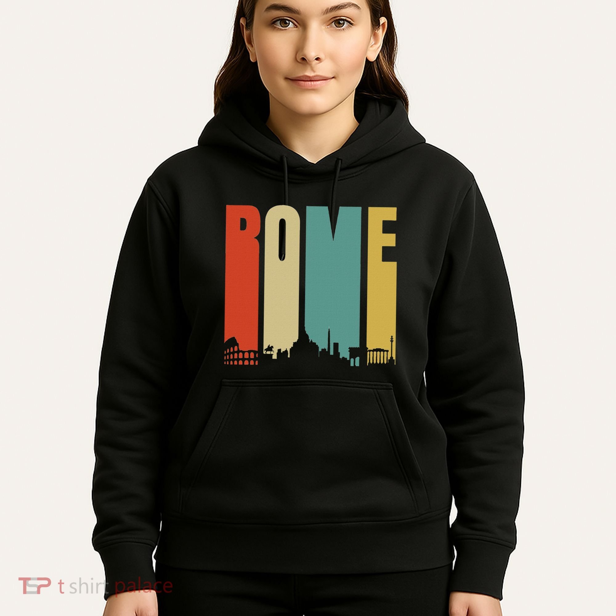 Rome Skyline Italy Gift For All Italians Hoodie