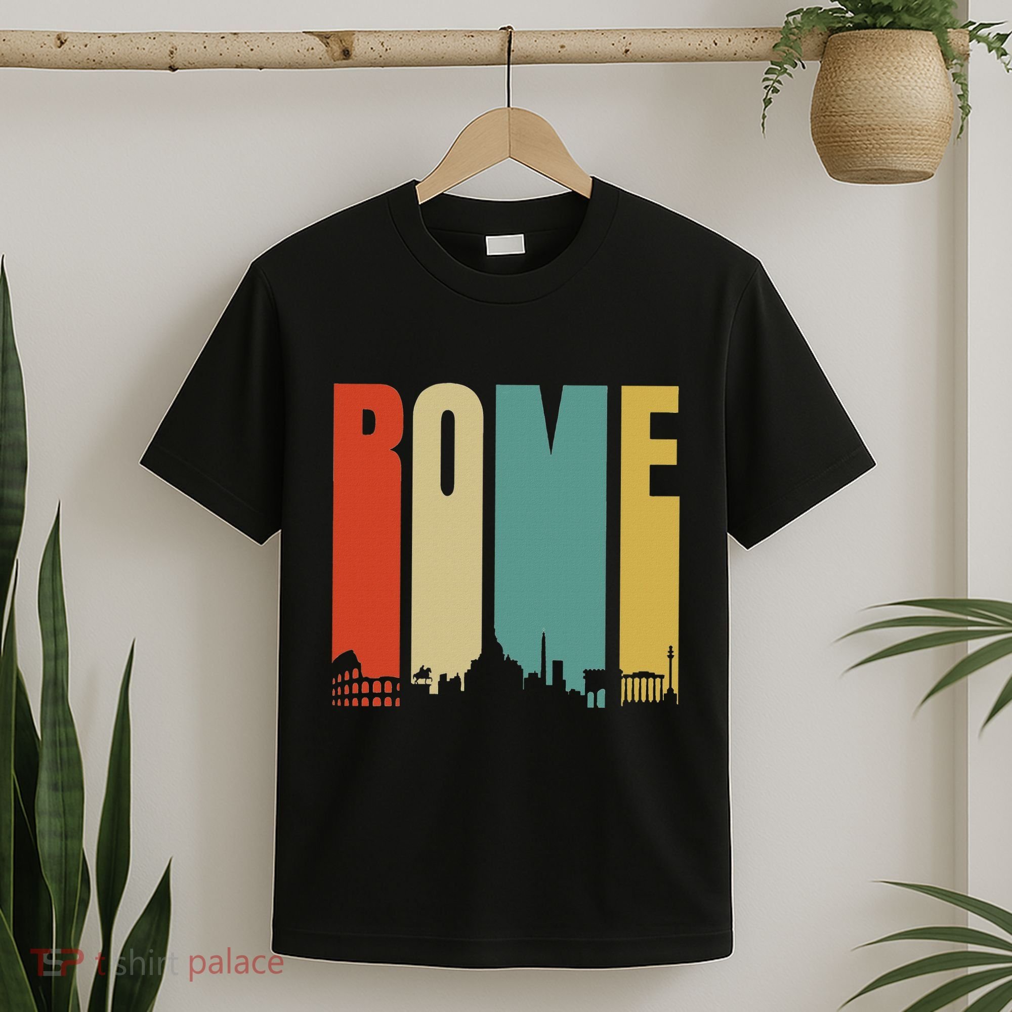 Rome Skyline Italy Gift For All Italians T-Shirt