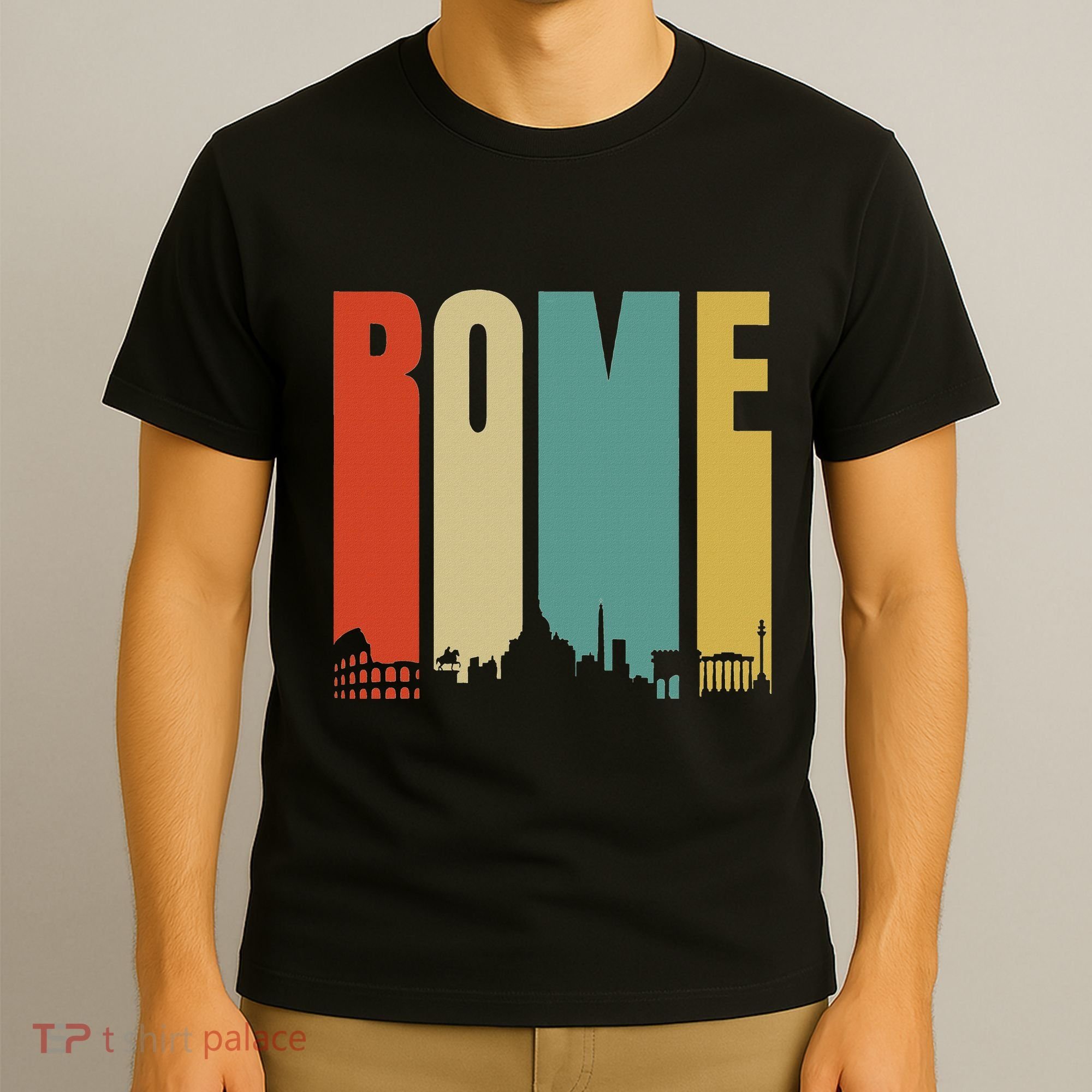 Rome Skyline Italy Gift For All Italians T-Shirt