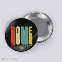 Rome Skyline Italy Gift For All Italians Button thumb 0