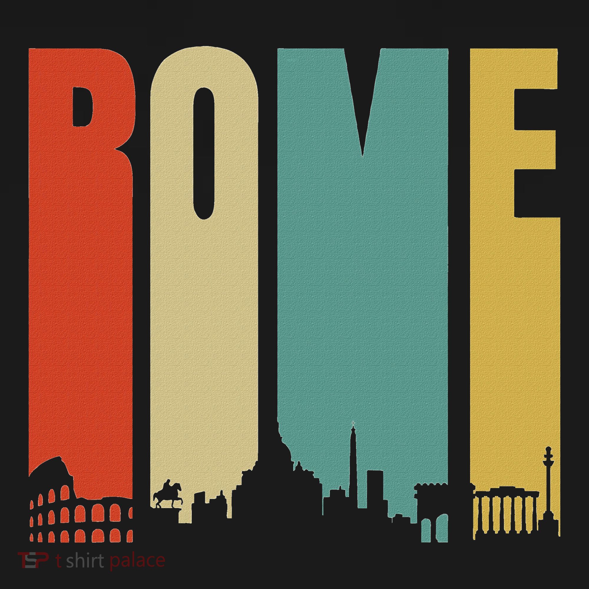 Rome Skyline Italy Gift For All Italians Coaster