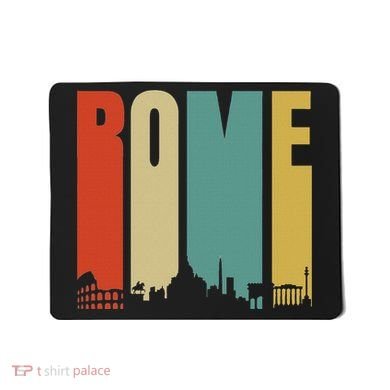 Rome Skyline Italy Gift For All Italians Mousepad