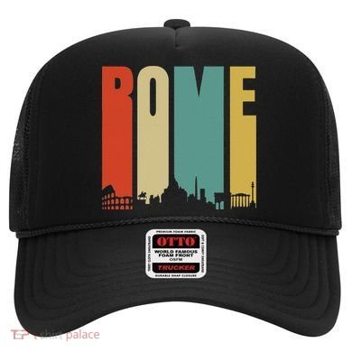 Rome Skyline Italy Gift For All Italians Hat