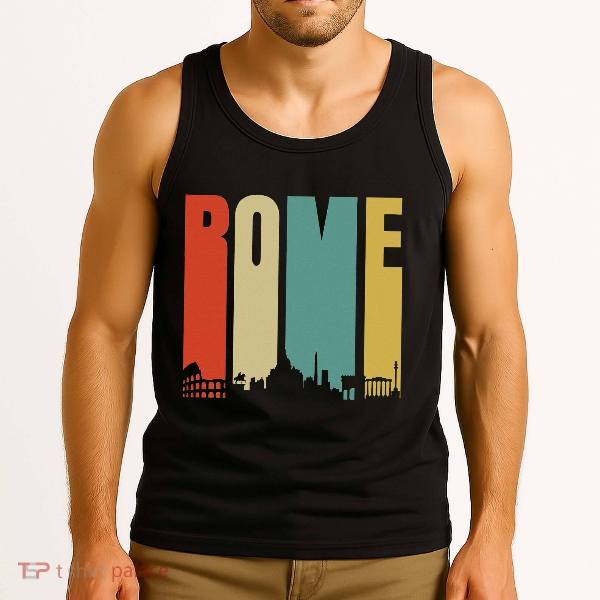 Rome Skyline Italy Gift For All Italians Tank Top