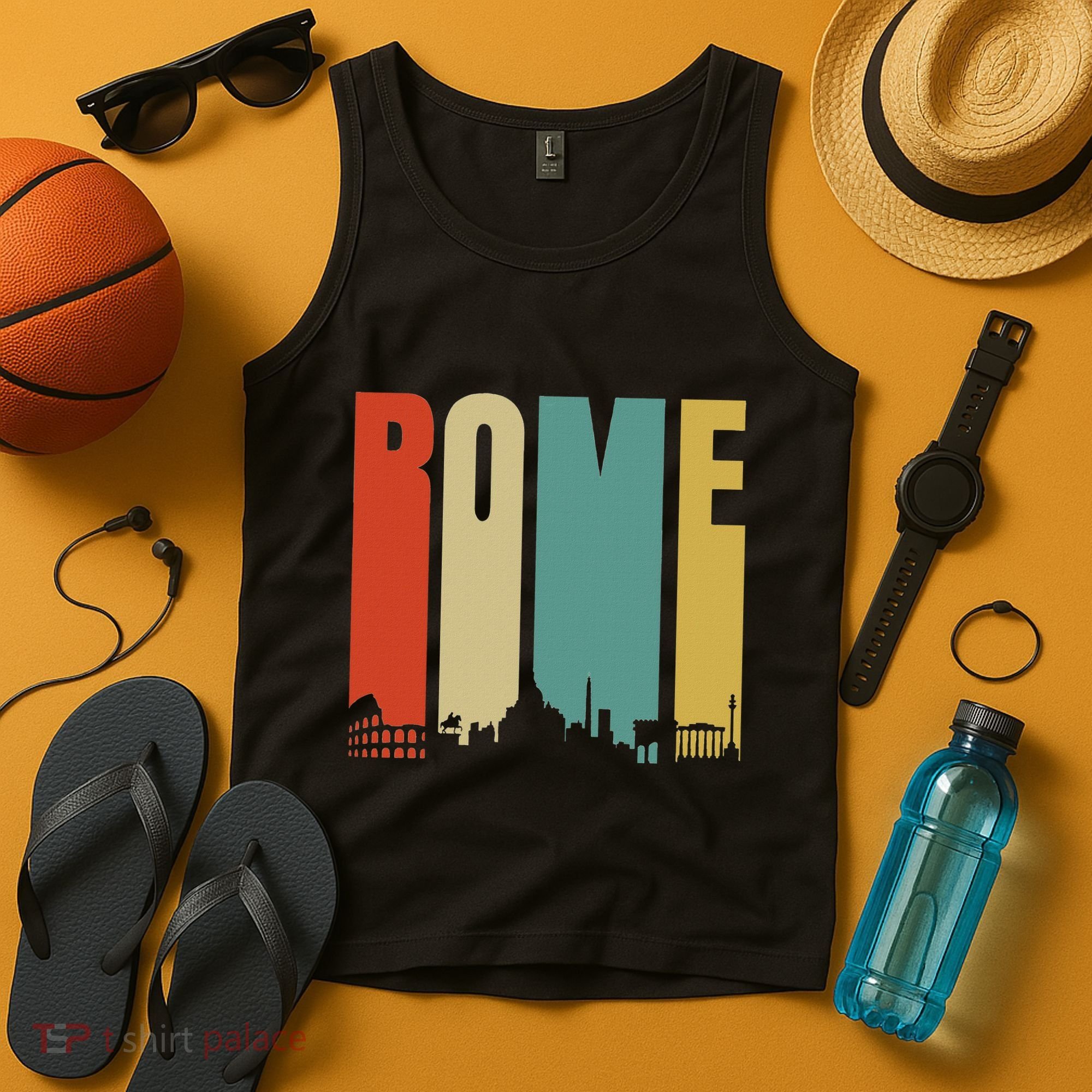 Rome Skyline Italy Gift For All Italians Tank Top