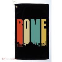 Rome Skyline Italy Gift For All Italians Golf Towel thumb 0