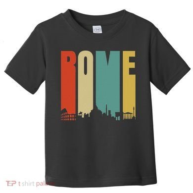 Rome Skyline Italy Gift For All Italians Toddler T-Shirt