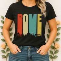 Rome Skyline Italy Gift For All Italians Women's T-Shirt thumb 2