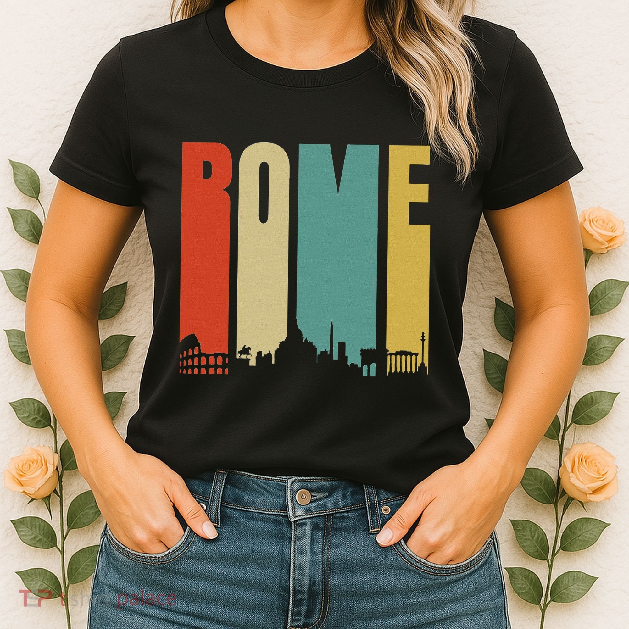 Rome Skyline Italy Gift For All Italians Women's T-Shirt