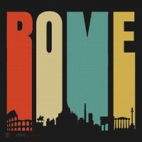 Rome Skyline Italy Gift For All Italians Women's T-Shirt thumb 6