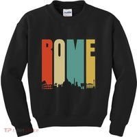 Rome Skyline Italy Gift For All Italians Kids Sweatshirt thumb 0