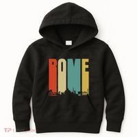 Rome Skyline Italy Gift For All Italians Kids Hoodie thumb 0