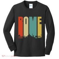Rome Skyline Italy Gift For All Italians Kids Long Sleeve Shirt thumb 0